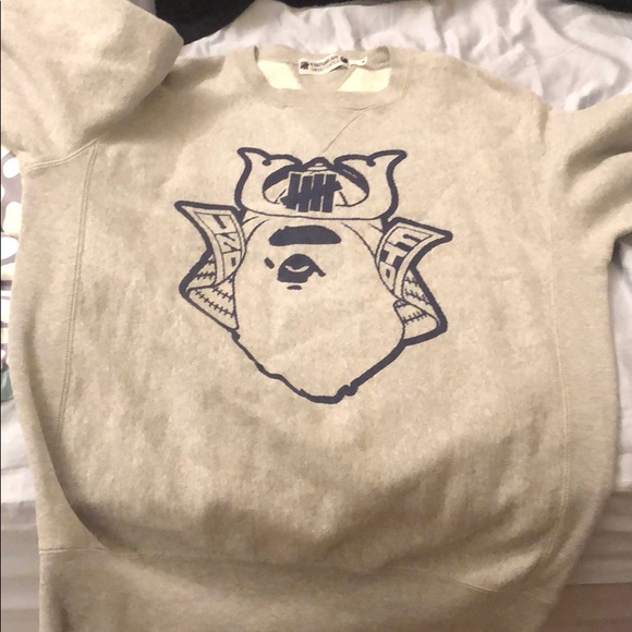 Bathing ape x undefeated sweater collaboration